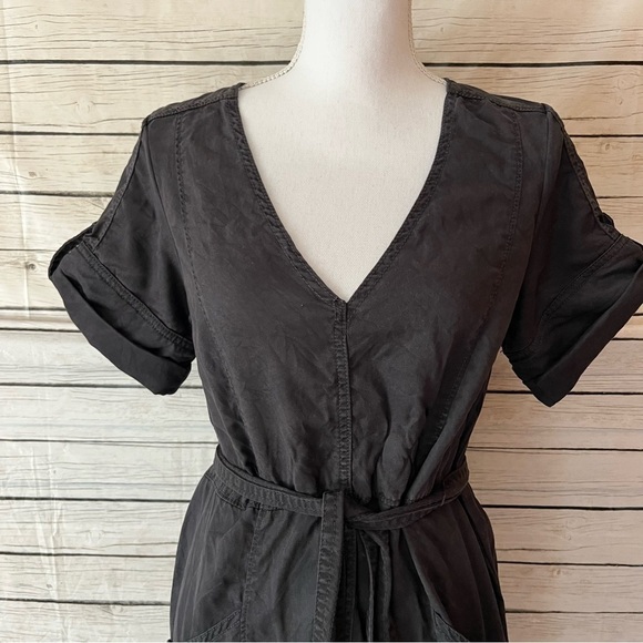 Anthropologie Pilcro and the Letterpress Black Shirt Dress SIZE Small - Picture 3 of 10